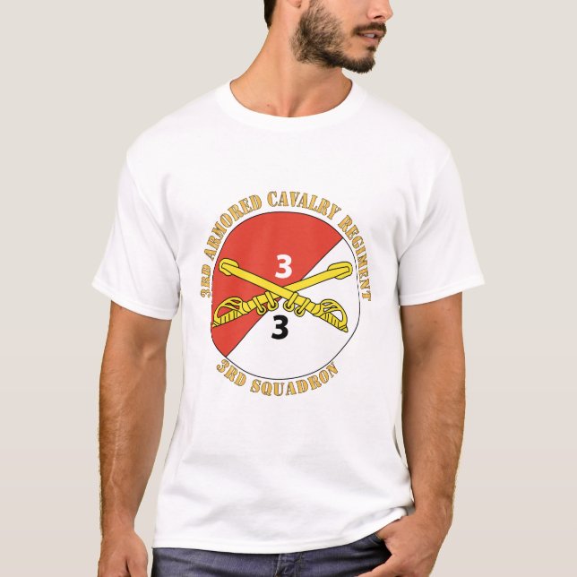 Camiseta Ejército - 3er Escuadrón - 3er Regimiento de Cabal (Anverso)