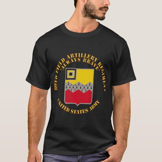 Camiseta Ejército - 80º Regimiento de Artillería - A (Anverso)