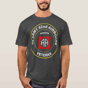 Camiseta Ejército 82ª División Aérea Paratrooper Veterano F