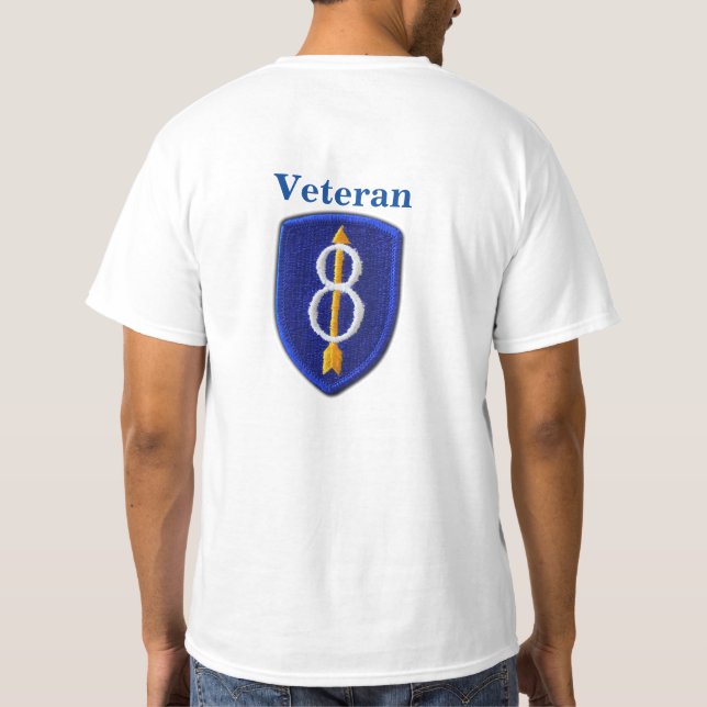 Camiseta Ejército 8 División de Infantería de Identidad for (Reverso)