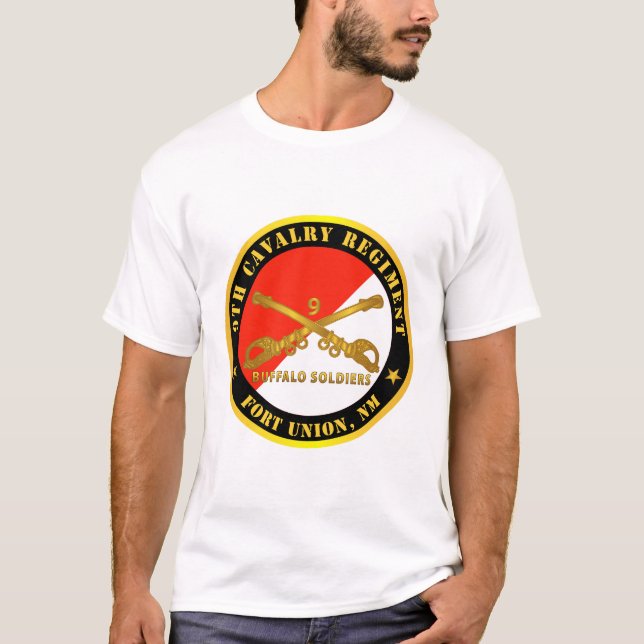 Camiseta Ejército - 9º Regimiento de Caballería - Fort Unio (Anverso)