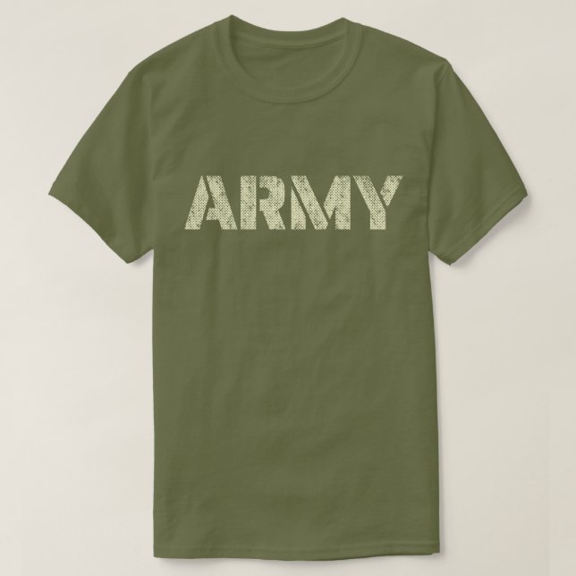 Camiseta Ejército angustiado (Diseño del anverso)