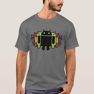 Camiseta Ejército coloreado multi de Droid