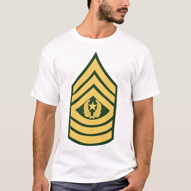 Camiseta Ejército - Comando Mayor E-9 (CSM) (Anverso)