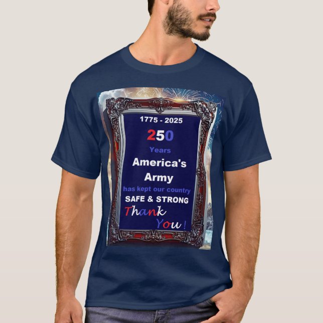 Camiseta Ejército de 250 años (Anverso)
