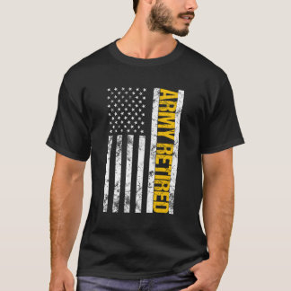 Camiseta Ejército de Bandera de Estados Unidos retirado