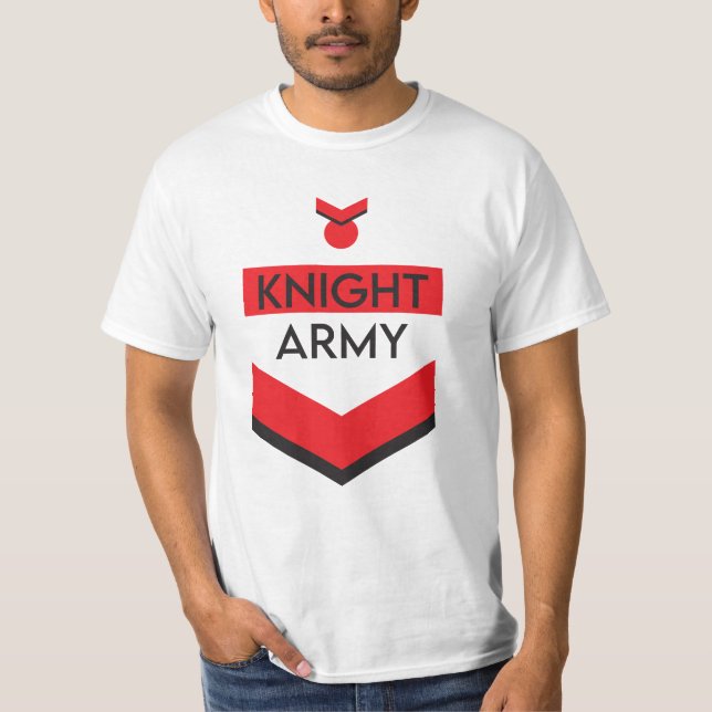 Camiseta Ejército de Caballeros, Insignia del Ejército insp (Anverso)