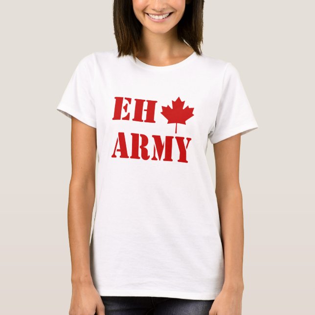 Camiseta Ejército de Canadá Eh (Anverso)