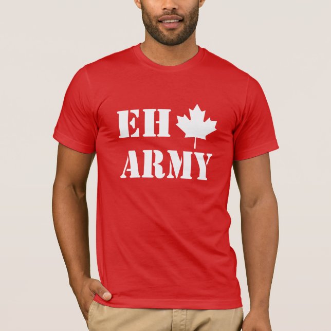 Camiseta Ejército de Canadá Eh (Anverso)