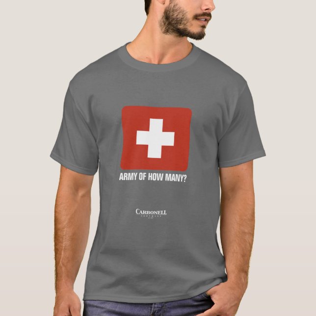 Camiseta ¿Ejército de cuántos? (Anverso)
