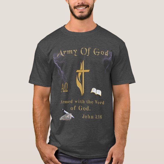 Camiseta Ejército de Dios (Anverso)