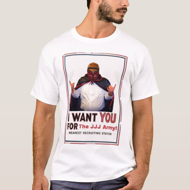 Camiseta Ejército de JJJ {está usted un miembro?} (Anverso)