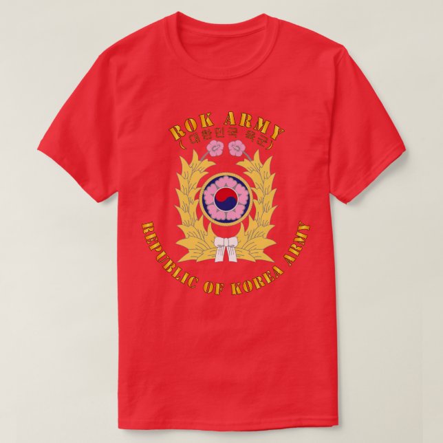 Camiseta Ejército de la República de Corea (Diseño del anverso)