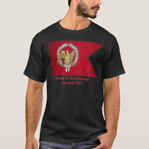 CAMISETA EJÉRCITO DE LA UNIÓN DE BANDERA DE GUERRA CIVIL 