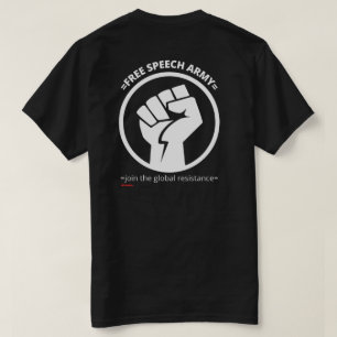 camiseta "EJÉRCITO DE LIBERTAD DE EXPRESIÓN"