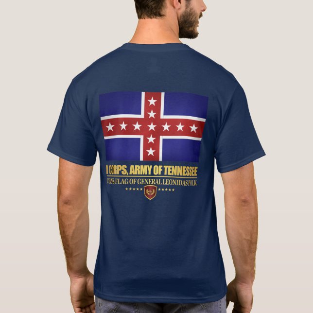 Camiseta Ejército de Tennessee (Polk) (Reverso)