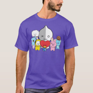 CAMISETA EJÉRCITO DE TODOS LOS CARACTERES DE BT21