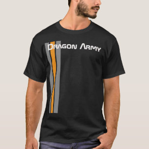 Camiseta Ejército del dragón del juego de Ender (negro)