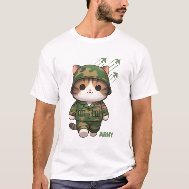 Camiseta Ejército del gato (Anverso)