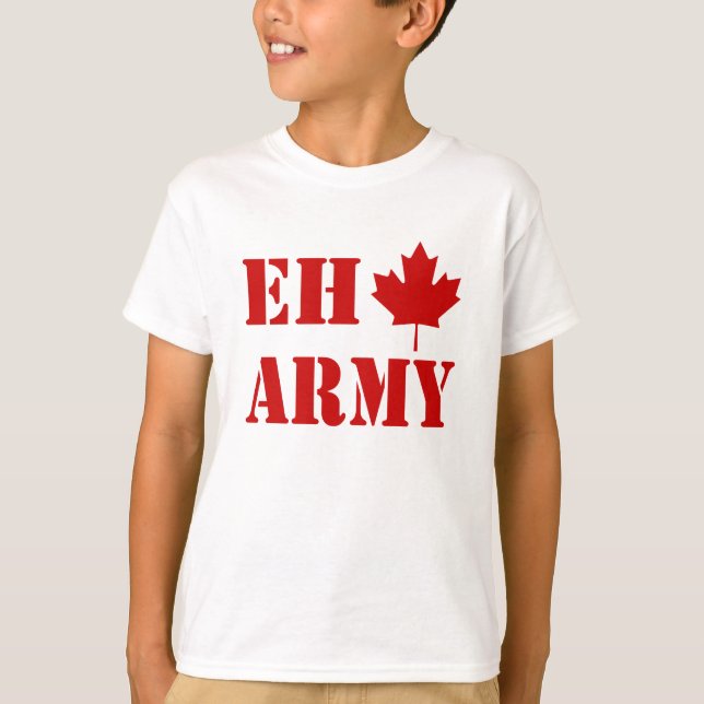 Camiseta Ejército Eh de Canadá (Anverso)