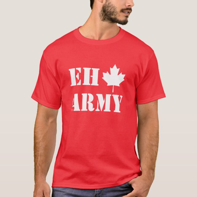 Camiseta Ejército Eh de Canadá (Anverso)