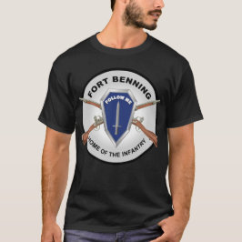 Camiseta Ejército - Fort Benning, GA - Hogar de Infantería