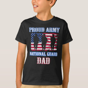 Camiseta Ejército Orgulloso Guardia Nacional Papá Veterano