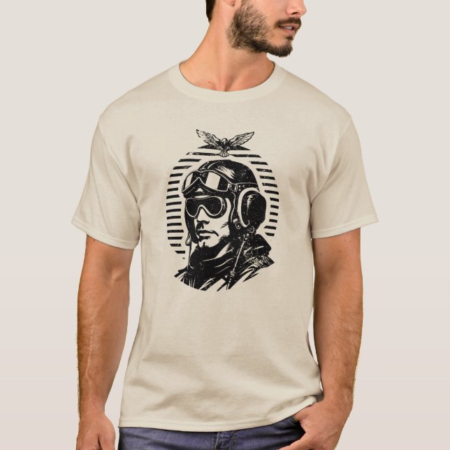 Camiseta Ejército piloto de la fuerza aérea (Anverso)