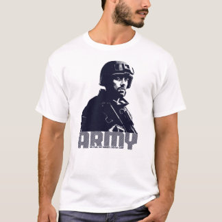 Camiseta Ejército - Precisión de fuerza y dedicación