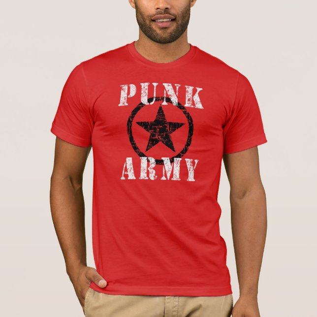 Camiseta Ejército punk (Anverso)