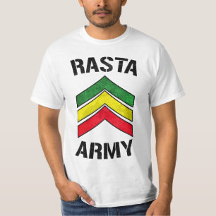 Camiseta Ejército rastafari