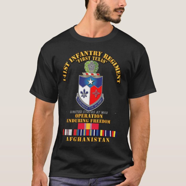 Camiseta Ejército - Regimiento de Infantería 141 - HAO - A (Anverso)
