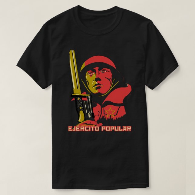 CAMISETA EJÉRCITO REPUBLICANO POPULAR (Diseño del anverso)