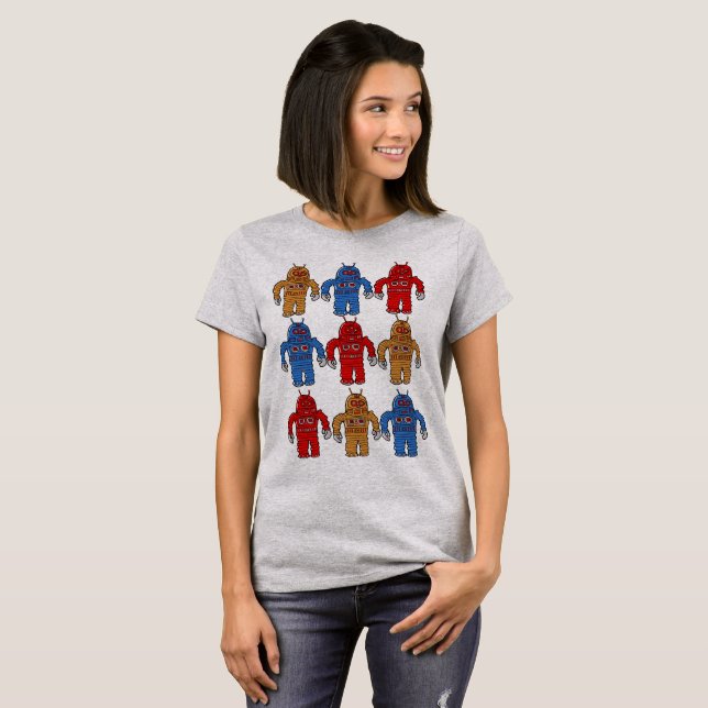 Camiseta Ejército Robot (Anverso completo)