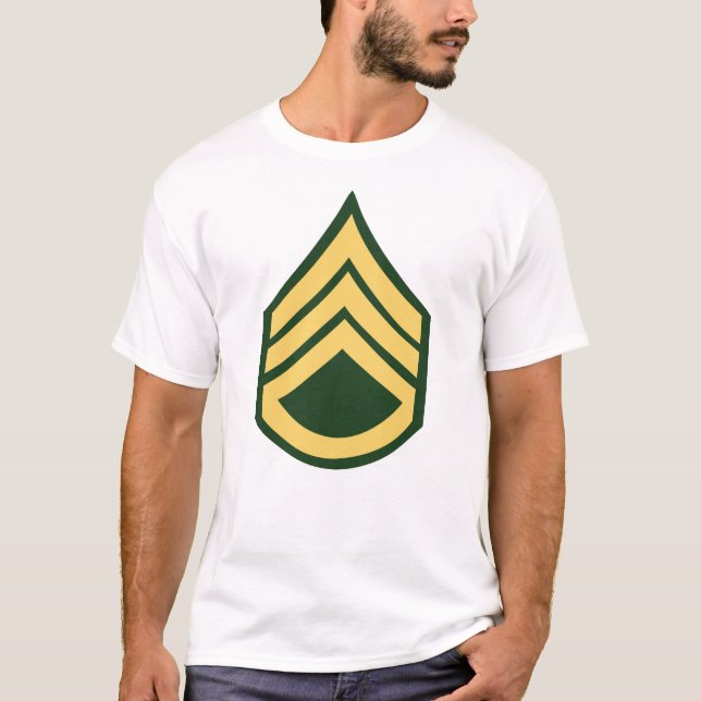 Camiseta Ejército - Sargento mayor E-6 (SSG) (Anverso)
