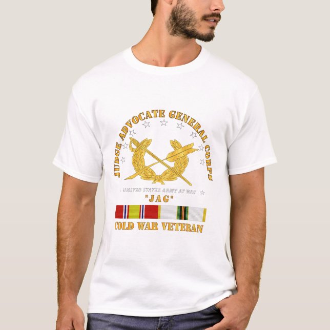 Camiseta Ejército - Subdivisión JAG w COLD SVC (Anverso)