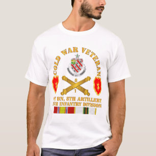 Camiseta Ejército - Vet de la Guerra Fría con 1ª Bn 8ª 