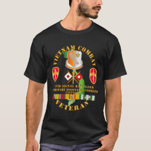 Camiseta Ejército - Vietnam Vet de Combate con 69ª señal