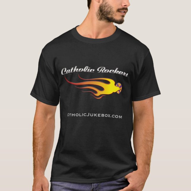 Camiseta Ejes de balancín católicos (Anverso)