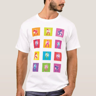 Camiseta Ejes de balancín coloridos