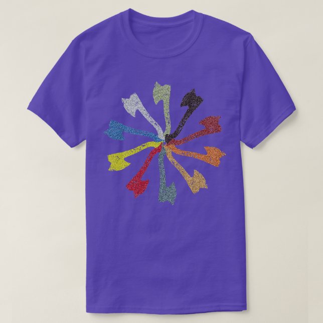 Camiseta Ejes sobre hachas clásicas TShirt (Diseño del anverso)