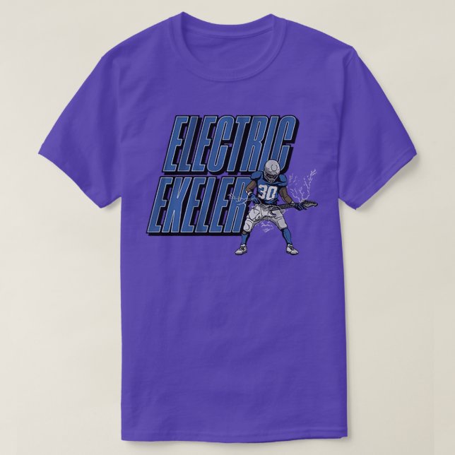 Camiseta Ekeler eléctrico Ekeler (Diseño del anverso)