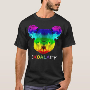 Camiseta Ekoalaity Cute Koala lleva orgullo gay lgbt arcoír