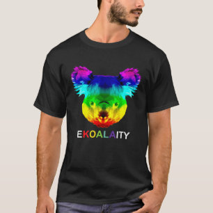 Camiseta Ekoalaity Cute Koala Oso Gay Lgbt Orgullo Arcoiris