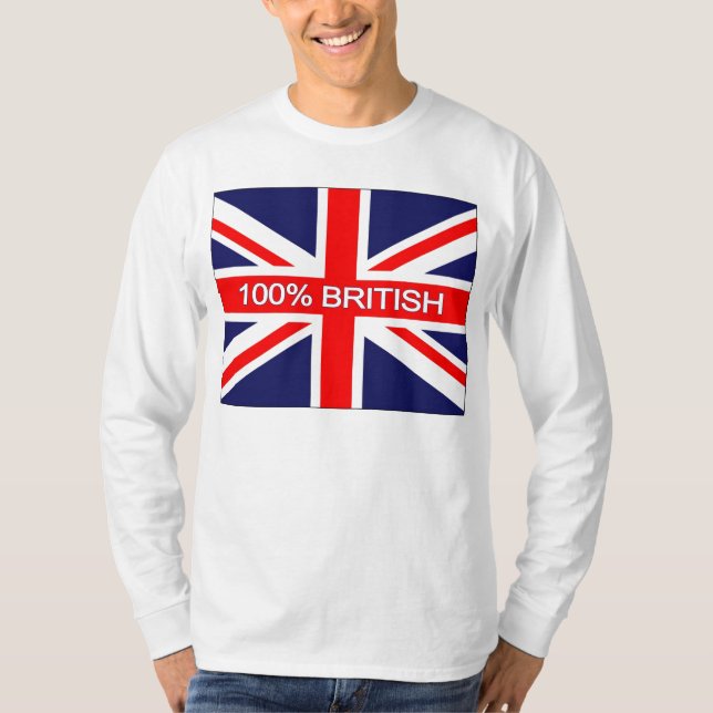 Camiseta El 100% Británicos (Anverso)