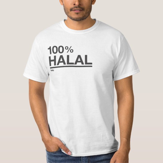 Camiseta El 100% Halal (Anverso)