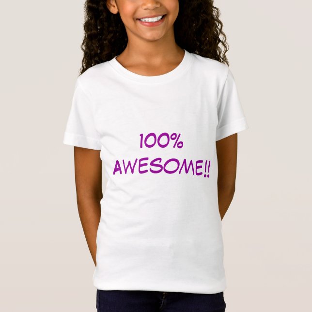 Camiseta el 100% impresionante (Anverso)