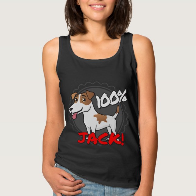 Camiseta El 100% Jack Russell (Anverso)