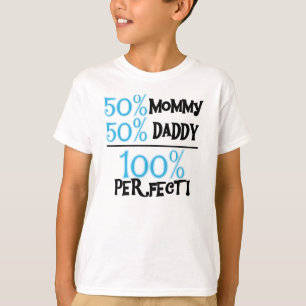 Camiseta El 100 por ciento perfecciona el azul