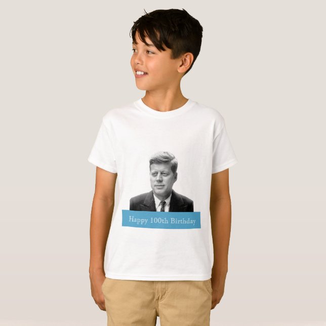 Camiseta El 100o cumpleaños de JFK (Anverso completo)